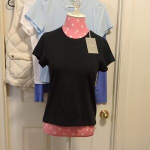 Everlane Black Short Sleeve Tee M NWT